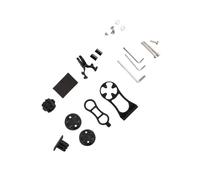Tixiyu Support de Montage D'ordinateur de Vélo en Métal Durable pour Bryton, Support de Capuchon Avant à Tige Réglable pour Enregistrer L'expérience de Conduite (Noir)