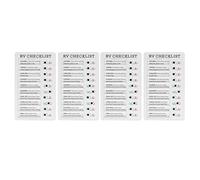 Tixiyu Tableau de Liste de Contrôle Tableau de Corvée Brillant Détachable pour une Réalisation Efficace des Tâches à la Maison et au Bureau pour le Plan de Voyage de Message de Bricolage Matériau en