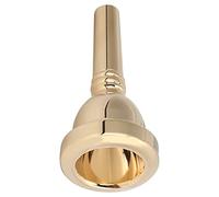 Tixiyu Trombone Ténor 1/2 Pouces, Embout en Corne de Cuivre Durable, Résistance à L'usure Durable pour la Plupart des Produits de Trombone (Or)