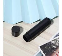 Tixiyu Tube de Rouge à Lèvres Vide Rond Noir, Récipient de Baume à Lèvres 4.2g/5ml, 100 Pièces, Outils Cosmétiques Légers en Matériau PE, Taille Compacte