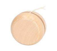 Tixiyu YoYo en Bois de Petite Taille, Ensemble de 4, YoYo Uni en Bois Durable et inachevé pour Les Tout-Petits