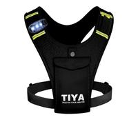 TIYA Support de téléphone pour gilet de course | Étanche | Pochette pour téléphone compatible avec écran tactile | Sans rebond | Réfléchissant | Ultra léger | Accessoire de course pour homme et femme