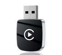 tiyao Adaptateur 2 en 1 pour CarPlay Filaire vers CarPlay sans & Android Auto, Type-C/USB AI Box WiFi Bluetooth CarPlay