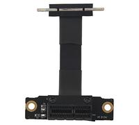 tiyao Câble D'Extension PCIE X1 Double Câble D'Extension PCIe 3.0 X1 à X1 à Angle Droit à 90 DegréS 8 Gbps PCI Express 1X Carte de 5 Cm