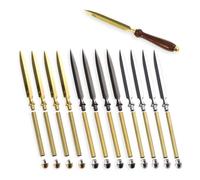 tiyao Kit de Projet de Coupe-Papier 12 Pièces, Comprenant Du Métal (4), de (4) et Du Chrome (4).