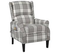 Tiydary Fauteuil Relax,Chaise de Massage Assis amma Fauteuil de Massage inclinable Gris Tissu