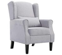 Tiydary Fauteuil Relax,Chaise de Massage Assis amma Fauteuil Gris Clair Tissu