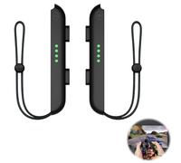 tiyiyok 1 Paire Dragonnes pour Manette, Bracelet Contrôleur Réglable Élastique Noir, Accessoire de Remplacement Portable pour Console de Jeux
