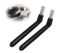 tiyiyok 2 Pcs Brosses de Nettoyage pour Café, Brosse à Café, Pinceaux Machine à Expresso, pour Le Nettoyage de la Machine, du Moulin, Extrémité Ensemble d'outils pour Barista