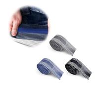 tiyiyok 3 Rouleaux Ruban Adhésif pour Ourlet de Pantalon, Bande Autocollante de Couture pour Ourlet Convient pour des Vêtements Tels Que Rideaux, Pantalons, Robes, Jeans (Noir, Gris, Bleu)