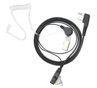 tiyiyok Oreillette Talkie Walkie 2 Broches, Casque Talkie Walkie, Compatible avec La Radio Bidirectionnelle BAOFENG, Kenwood, RT24, UV5R, 888S, RT27, HESENATE HT999 (150CM)