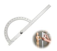 tiyiyok Rapporteur D'angle Numerique, Fausse Equerre, L Equerre, Fabriqué en Acier Inoxydable, 0-180°, 15cm Portable, Adapté à La Production de Bricolage, Le Travail du Bois, La Maison
