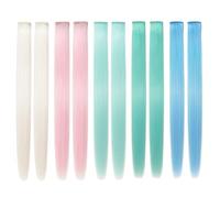 tiyoyok Extensions de Cheveux Fluorescentes, Tresse Fluorescente Art Cheveux Extension, Extensions de Cheveux Colorées, Adaptées Aux Célébrations, Aux Fêtes Et Aux Décorations, avec Un Effet Lumineux