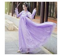 TIYRUS Hanfu Robe traditionnelle chinoise rose pour femme Costume de fée de danse grande taille Cosplay Vêtements de princesse féminine (couleur : pupille, taille : M)