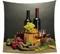 Tizhweqo Plaid Polaire Vin, 3D Plaid Couverture Polaire 200x230 cm Cave à Vin Imprimée Flanelle Blanket Literie 2 Personnes, Couvertures en Microfibre Doux et Chaude pour Canape Lit 4795p