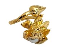 Tizuqe Bagues vintage Français avec perles d ' imitation Pyrotechnie Sparkle Size Rings