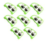 Tizuqe Cloches de pêche Alarme Double Clip Rod avec double alerte morsures sensible détecteur de morsures de pêche