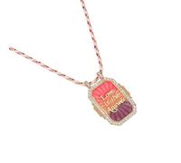 Tizuqe Collier ras du cou en corde de coton à la mode, corde de coton moderne mettant en valeur le charme des yeux de poivre pour les amoureux de la mode, œil du diable