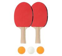 Tizuqe Comfortable Grip Pingpong Paddle Portable Table Tennis with 3 Balls PingPong Accessories Professional Rackets Training Bat