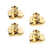 Tizuqe Lot de 4 fermoirs de Boucles d ' Oreilles, Pochettes de sécurité, Bouchons de Verrouillage en Forme de cœur, adaptés Clous d ' Oreilles, Ornements d ' Oreilles de fête