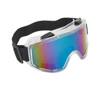 Tizuqe Lunettes de coupe-vent Lunettes de snowboard unisexes Lunettes de ski antibuée à vue large pour hommes femmes Randonnée Cyclisme Lunettes de protection extérieure en silicone