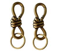 Tizuqe Porte-clés ovales en Alliage de qualité supérieure, Clip pour Sacs à de randonnée, Outil, Attaches sécurisées, durabilité, Accessoire d'extérieur, Mousqueton pour Porte-clés de Camping