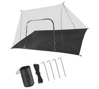 Tizuqe Rideau Anti-moustiques en Mailles de Polyester imperméables pour Pique-niques familiaux en Plein air pour la randonnée, Le Camping, la pêche Tente Anti-moustiques en Mailles de Polyester