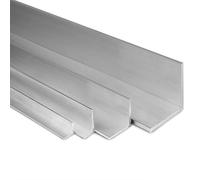 TJ Cornière aluminium ou profile aluminium 100x50x5mm - 2m de longueur/Cornière en profile alu durable/baguette angle aluminium pour l'intérieur et l'extérieur/Cornière aluminium polyvalente