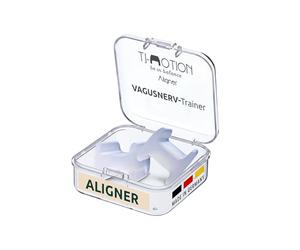 TJ-Motion Aligner 2,5 cm - Relaxation de la mâchoire & activation du nerf vague - Lot de 2 - En silicone médical - Contre les douleurs de la mâchoire, du cou et du dos - Sans BPA, végétalien, sans