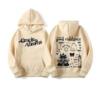 TJ-Sheenbo Gracie Abrams Good Riddance Sweat à capuche imprimé rétro pour homme et femme, kaki, M