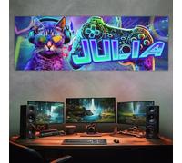 Tjapalo Zp - Poster de joueur personnalisé - Avec nom - Décoration murale de jeu - Image pour chambre d'adolescent - Couleur: zp104