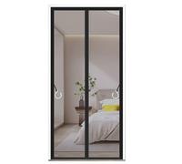 TJDWPRRD écran de Porte Magnétique pour Salon Patio Filet de Porte D'entrée du Balcon de Fermeture Autonome Rideau en Maille D'entrée Mains Libres écran D'ouverture Double Face,A,95x205cm