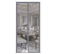 TJDWPRRD Maille de Porte D'écran avec Magnétique Rideau de Porte de Balcon de Chambre à Coucher Fermeture Automatique Net de Partition en Polyester Lourd pour Cuisine Patio,A,0.7x2m