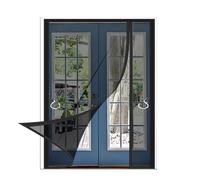TJDWPRRD Moustiquaire Magnétique Porte Garage,Fermeture Magnétique Filet Robuste Cuisine Séparation de Porte Extérieure Rideau en Maille pour Salle à Manger Chambre à Coucher,A,0.7x2m