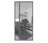 TJDWPRRD Moustiquaire Transparente Rideau Porte Magnétique Isolant Thermique Rideaux Séparateurs Chaleur Plastique Porte Coulissante Chambre Réversible Ouverture à Gauche à Droite,A,110x200cm