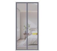 TJDWPRRD Porte D'écran Magnétique Rideau Filet à Fermeture Automatique pour Chambre Cuisine Partition de Maillage des Portes Avant Filet en Polyester Installation Facile,A,110x220cm