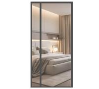 TJDWPRRD Rideau de Porte Magnétique Isolant Thermique Moustique Transparente pour Cuisine/Terrasse Rideau à Panneaux Transparent Couvre-Porte Intérieur Coupe-Vent pour Chambre,A,95x200cm