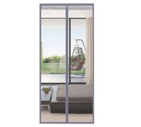 TJDWPRRD Rideau de Porte Thermique Transparent,Porte D'écran D'auto-Fermeture pour Chambre de Cuisine Couverture Claire Mains Libres Ouverture du Côté Gauche Ou Droit Réversible,A,1.1x2.2m