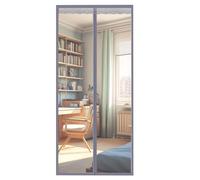 TJDWPRRD Rideau de Porte Transparent Couvre-Portes Thermiques Magnétiques pour Chambre Cuisine Partition Claire Mains Libres Ouverture du Côté Gauche Ou Droit Réversible,A,1.4x2.3m