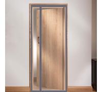 TJDWPRRD Rideau de Porte Transparent et Isolant Thermique Moustique Magnétique Couvre-Porte Coupe-Vent pour Cuisine Ou Chambre Moustique à Double Ouverture Installation Facile,A,120x210cm