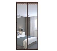 TJDWPRRD Rideau de Porte Transparent pour Patio du Salon Portes D'écran de Confidentialité Auto-Scellant Couverture Claire Balcon Jardin Partition Mains Libres Ouverture Double Face,A,62.99x90.55in