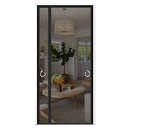 TJDWPRRD Rideau Net Porte D'entrée de Cuisine Partition Maillage Fibres à Haute Densité Porte D'écran Magnétique pour Patio à Fermeture Automatique Maille D'écran Mains Libres,A,5.9x7.22ft