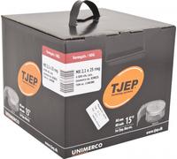 TJEP 15° Clous en bobine MX 21/25 Clous rainurés à tête ronde galvanisés à chaud 4M