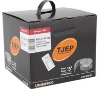 TJEP 15° Clous en bobine MX 21/40 Clous rainurés à tête ronde galvanisés à chaud 2,4 m