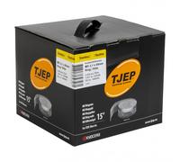 TJEP 15° Clous en bobine MX 21/45 Clous rainurés à pointe émoussée Inoxydables A4 Tête bombée 2,4M