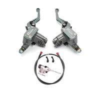 TJKIB Leiver d'embrayage Frein Kit d'embrayage Hydraulique pour Moto, 7/8 Pouces, 22mm, Levier Maître-Cylindre 125-250cc, pour pour Leviers De Frein Et d'embrayage