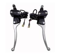 TJKIB Leiver d'embrayage Frein Levier d'embrayage De Frein De Maître-Cylindre De Moto Universel Adapté Aux Leviers De Poignée De Frein d'embrayage Hydraulique De Moto 50CC-250CC