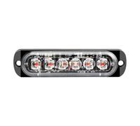 TJKIB Troisième Feux freinage Lumière stroboscopique LED Clignotante pour calandre 6LED d'urgence pour Voiture Avertissement Camion Police 12V 24V 3ème Frein Tercera Luz Freno