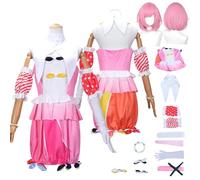 Tjlmomo Anime Emu Otori Cosplay avec Perruque Gants Jeu Project Sekai Colourful Stage Cosplay Tenue Adulti Rolle Nene Kusanagi Accessoires Costume Halloween Carnaval Fête Déguisement pour Femmes (M)