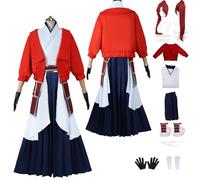 Tjlmomo Anime Himekawa Taiki Cosplay Costume avec Perruque Jeu Cosplay Tenue Adulti Rolle Kurokawa Akane Uniforme Accessoires Costume Halloween Carnaval Fête Déguisement Vêtements pour Hommes